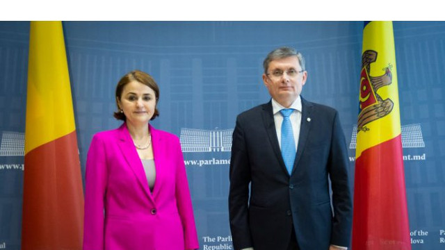 Cooperarea pe dimensiunea aderării R. Moldova la UE, discutată la întrevederea președintelui Parlamentului cu noul ministru de Externe al României