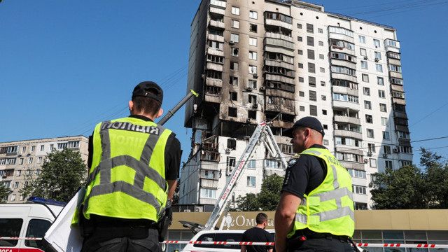 Explozie într-un bloc de 15 etaje din Kiev. Cel puțin două persoane au murit și alte cinci au fost rănite

