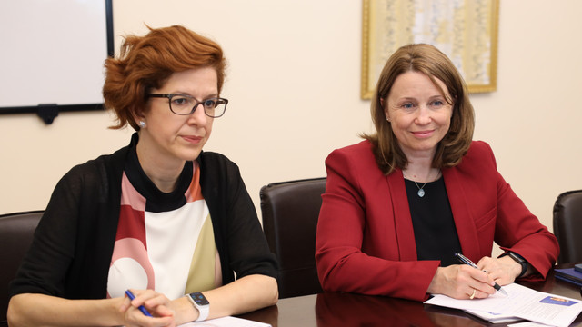 Întrevedere a ministrei finanțelor Veronica Sirețeanu cu noua reprezentantă PNUD în Republica Moldova
