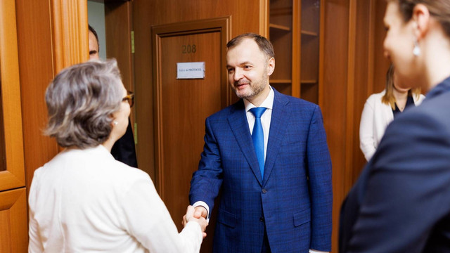 Întrevedere a secretarului de stat Ruslan Bolbocean cu adjunctul asistentului secretarului general al NATO, Burcu San