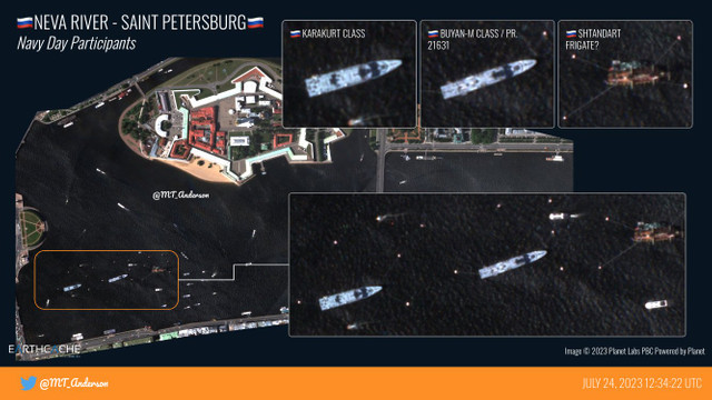 Rușii se tem de un atac cu drone în timpul paradei de Ziua Marinei de la Sankt Petersburg: Ce măsuri de securitate au fost luate