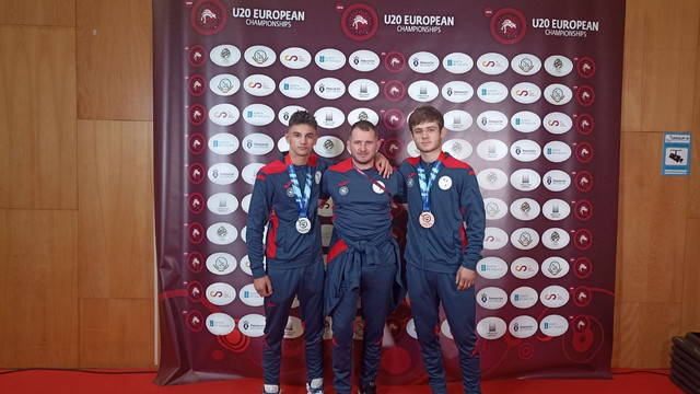 Argint și bronz cucerite de luptătorii de stil liber la Campionatul European U20