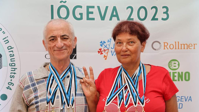 Ion Dosca s-a clasat pe primul loc în toate programele Campionatului deschis la jocul de dame al Țărilor Baltice