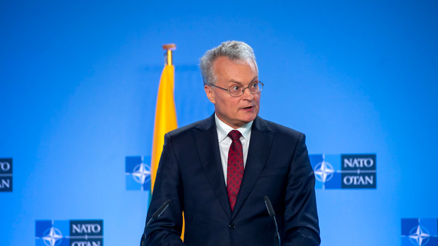 Gitanas Nauseda, amfitrionul summitului NATO de la Vilnius, le cere liderilor aliați să acorde Ucrainei o procedură rapidă de aderare după încheierea războiului