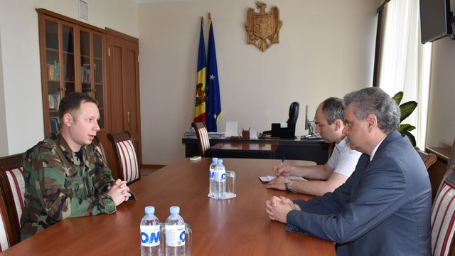 Oleg Serebrian a avut o întrevedere cu noul comandant militar superior al contingentului de pacificatori din partea Republicii Moldova
