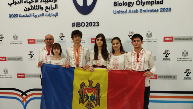 Medalie de bronz și mențiuni de onoare pentru Republica Moldova în cadrul Olimpiadei Internaționale la Biologie