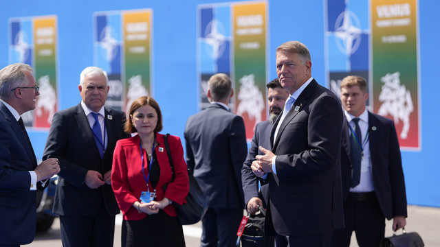 Klaus Iohannis: La summitul NATO de la Vilnius, România va obține un plan regional de apărare pentru Marea Neagră și o atenție sporită pentru Republica Moldova