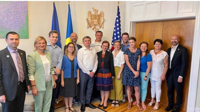 Președintele Parlamentului, Igor Grosu, s-a întâlnit cu un grup de cetățeni ai Republicii Moldova stabiliți în SUA