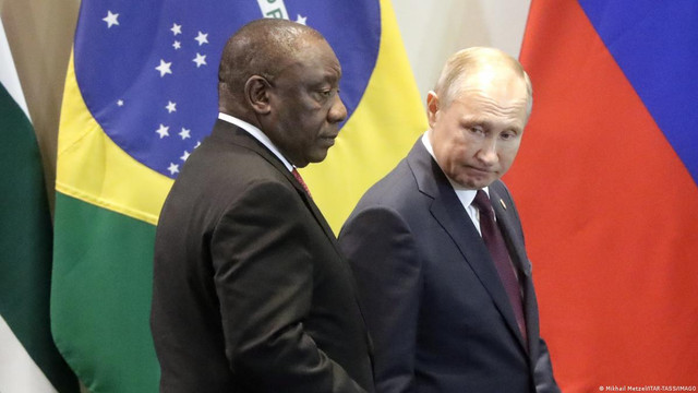 Guvernul Africii de Sud a solicitat oficial un mandat de arestare pe numele lui Putin
