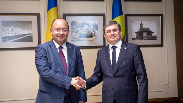 Igor Grosu i-a mulțumit fostului șef al diplomației române Bogdan Aurescu pentru tot sprijinul acordat Republicii Moldova