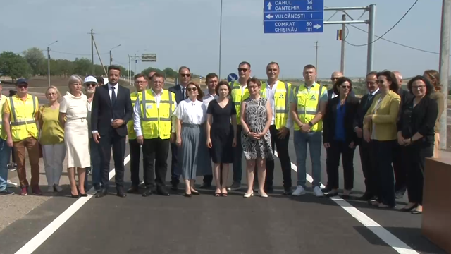 A fost dat în exploatare tronsonul de drum Chișinău - Giurgiulești al drumului național M3
