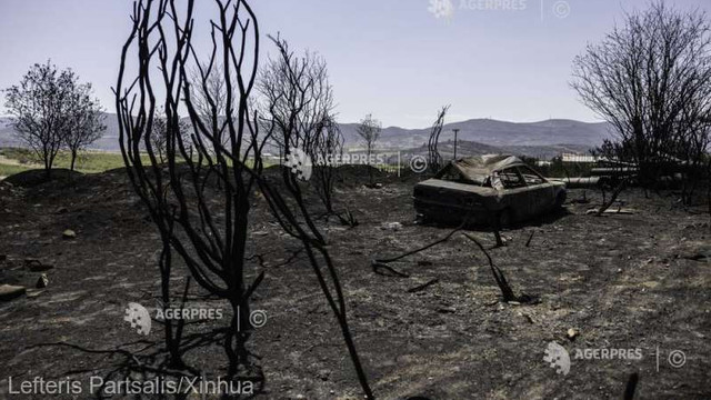 Grecia: Pompierii controlează incendiile de vegetație de lângă situl antic Olympia