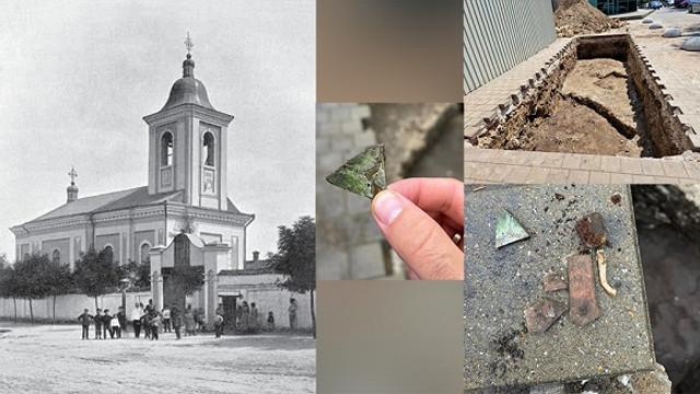 VIDEO / Ruinele celei mai vechi biserici cunoscute din Chișinău, descoperite de o echipă de arheologi
