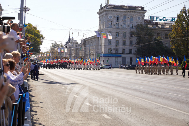 GALERIE FOTO | La Chișinău a avut loc ceremonia dedicată celei de-a 32-a aniversări a Independenței R. Moldova
