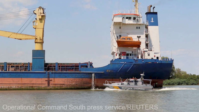 România va autoriza intrarea a 30 de nave din porturile ucrainene de la Dunăre până vineri