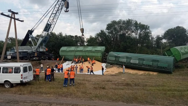 Accidentul feroviar din sudul R. Moldova: Circulația va fi reluată în câteva zile