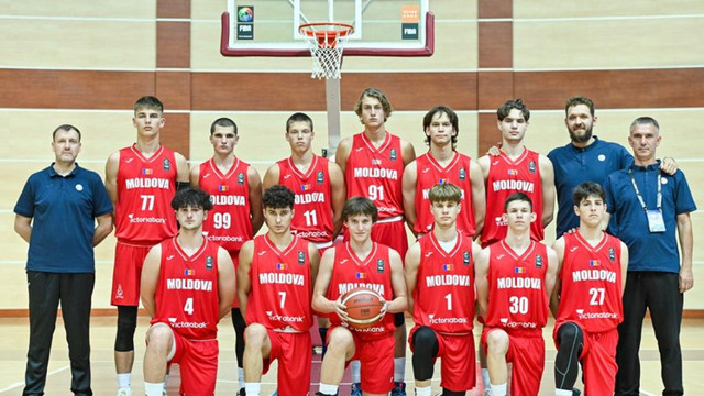 Echipa masculină de baschet a Republicii Moldova obține medalia de bronz la Campionatul European de Baschet U-18
