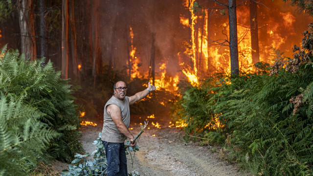 Portugalia în flăcări. Țara se luptă cu incendii masive provocate de al treilea val de căldură extremă: „Situația este critică”

