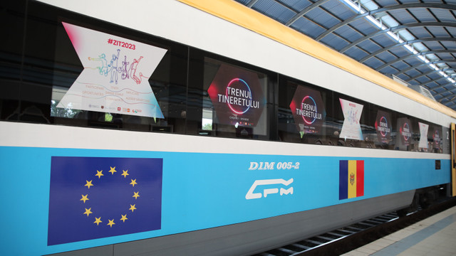 „Trenul tineretului” a adunat tineri din întreaga țară la Ungheni pentru a sărbători împreună Ziua Internațională a Tineretului