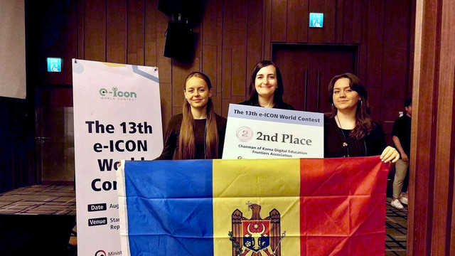 Două eleve din Florești au luat locul II la concursul de aplicații mobile din Coreea de Sud