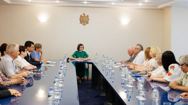 Întrevedere a președintei Maia Sandu cu reprezentanții comunității ucrainenilor în Republica Moldova