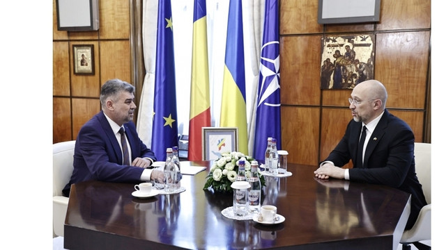 Premierul român Marcel Ciolacu și omologul său din Ucraina au agreat dublarea în perioada următoare a volumului tranzitului de cereale din Ucraina