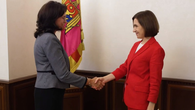 Președinta Maia Sandu s-a întâlnit cu Angela Sax, șefa oficiului BERD în R. Moldova, cu ocazia încheierii mandatului său 