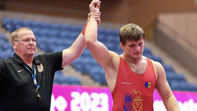 Luptătorul moldovean Rostislav Covali a cucerit bronzul la Mondialul Under 20 din Iordania