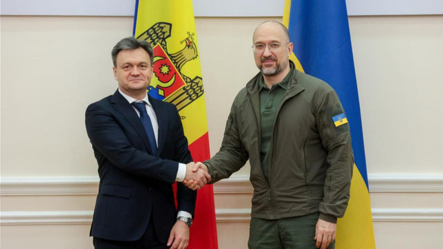 Dorin Recean s-a întâlnit la Kiev cu omologul său ucrainean Denis Shmihal: „Am convenit dinamizăm o serie de proiecte bilaterale”