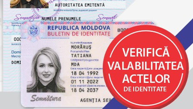 Agenția Servicii Publice îndeamnă cetățenii Republicii Moldova cu drept de vot să-și verifice valabilitatea actelor de identitate