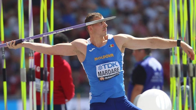 Atletul Andrian Mardare a ocupat locul 11 la Campionatul Mondial de la Budapesta
