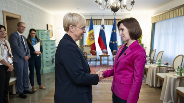 Maia Sandu, invitație adresată presedintei Sloveniei, Nataša Pirc Musar, să viziteze Republica Moldova