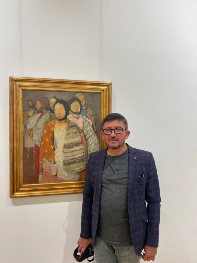 FOTO | Pentru prima dată, picturile ”rebelului artei românești din secolul XX” , Corneliu Baba, sunt expuse la Chișinău