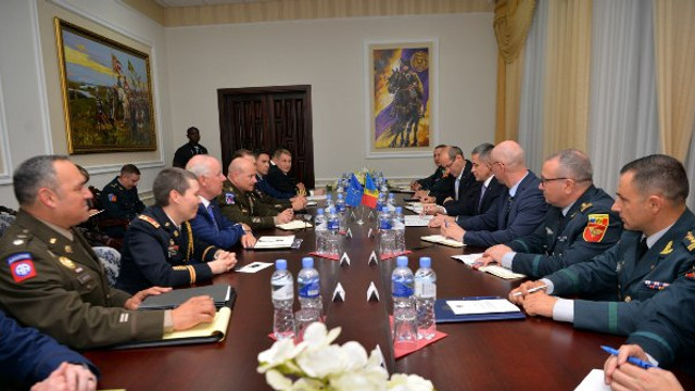 Comandantul Suprem al Forțelor Aliate din Europa, în vizită la Ministerul Apărării. Subiectele discutate țin de cooperarea dintre Republica Moldova și NATO