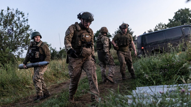 Ucraina a spart prima linie de apărare a rușilor, susține un general ucrainean: ”Deminarea terenului a durat săptămâni”