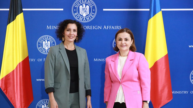 Luminița Odobescu, la întâlnirea cu ministrul belgian de externe: „România sprijină deschiderea negocierilor de aderare la UE cu Ucraina și R. Moldova până la finalul acestui an”
