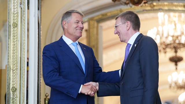 Președinții Letoniei și României, consens în ce privește asistența ce trebuie acordată Republicii Moldova „în aceste vremuri dificile”