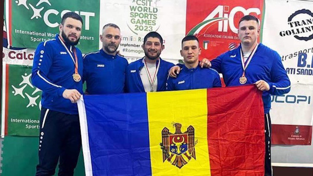 Sportivi din Moldova au fost medaliați la Campionatele Mondiale de Jocuri Sportive CSIT2023
