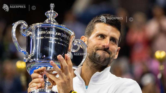 Tenis: Djokovic a câștigat turneul US Open și a egalat recordul absolut de titluri de Mare Șlem (24)