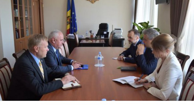 Întrevederea vicepremierului Oleg Serebrian cu Paun Rohovei, ambasador cu misiuni speciale al Ucrainei
