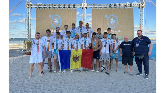 Sportivii din Republica Moldova au cucerit 11 medalii la Campionatele Mondiale de lupte pe plajă