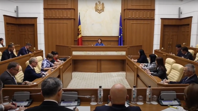 Maia Sandu a discutat cu ambasadorii statelor membre ale UE acreditați în Republica Moldova