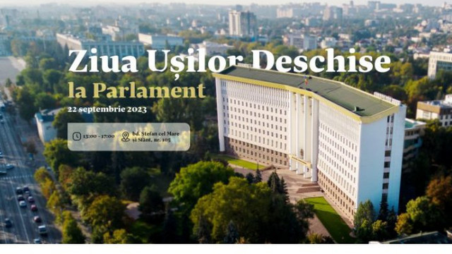 Ziua Ușilor Deschise, la Parlamentul Republicii Moldova