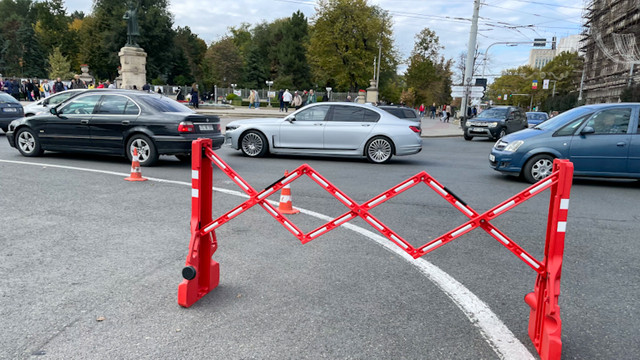 Circulație rutieră suspendată astăzi pe mai multe străzi din Chișinău