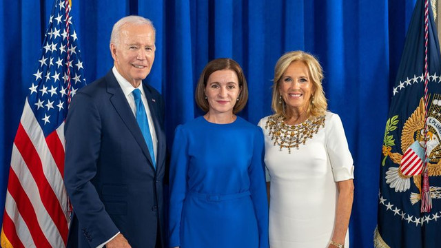Maia Sandu, întrevedere cu Joe Biden și Prima Doamnă a Statelor Unite