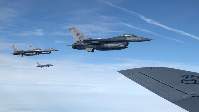 F-16 americane au aterizat în România. MApN a anunțat și numărul de avioane pe care SUA l-au dislocat la Borcea