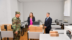 Centrul de Instruire a Sergenților al Armatei Naționale a primit echipament și tehnică de calcul