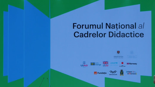Forumul Național al Cadrelor Didactice, la prima ediție. La eveniment sunt prezente peste 400 de cadre didactice din R. Moldova
