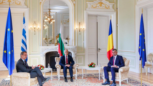 Trilaterală Grecia-Bulgaria-România, la Varna. Marcel Ciolacu: România are o datorie morală să ajute Rep. Moldova