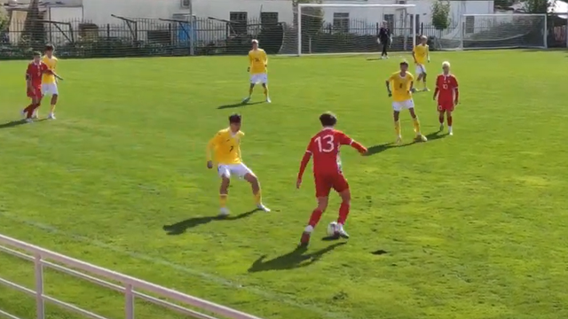 Naționalele U15 ale României și Republicii Moldova au jucat două meciuri amicale la Chișinău